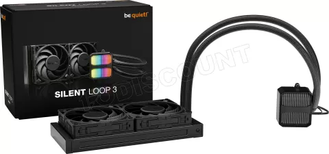 Photo de Kit Watercooling AIO be quiet! Silent Loop 3 RGB - 240mm (Noir)