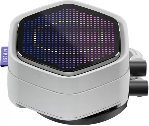 Photo de Kit Watercooling AIO Cooler Master MasterLiquid Atmos II Pixel LED RGB - 240mm (Blanc)