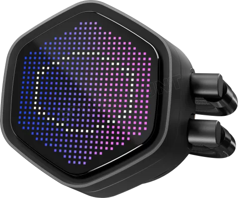 Photo de Kit Watercooling AIO Cooler Master MasterLiquid Atmos II Pixel LED RGB - 240mm (Noir)