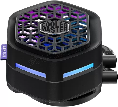 Photo de Kit Watercooling AIO Cooler Master MasterLiquid Atmos II VRM RGB - 240mm (Noir)