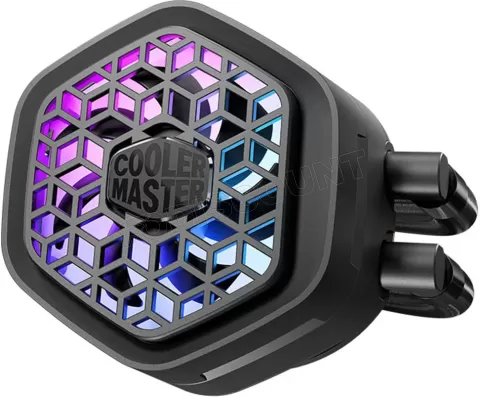 Photo de Kit Watercooling AIO Cooler Master MasterLiquid Atmos II VRM RGB - 240mm (Noir)