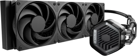 Photo de Kit Watercooling AIO Cooler Master MasterLiquid Atmos Stealth - 360mm (Noir)