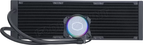 Photo de Kit Watercooling AIO Cooler Master MasterLiquid Illusion RGB - 360mm (Noir)