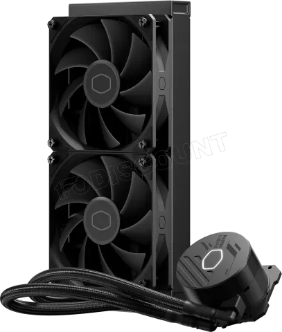 Photo de Kit Watercooling AIO Cooler Master MasterLiquid L Core - 240mm (Noir)