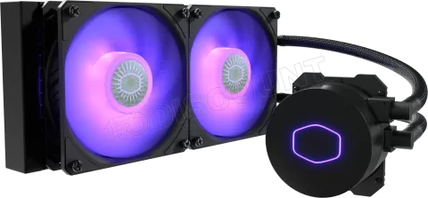 Photo de Kit Watercooling AIO Cooler Master MasterLiquid Lite V2 RGB - 240mm (Noir)