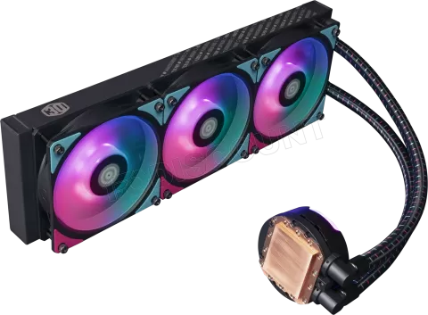 Photo de Kit Watercooling AIO Cooler Master MasterLiquid PL-Flux 30th Anniversary RGB - 360mm (Noir)