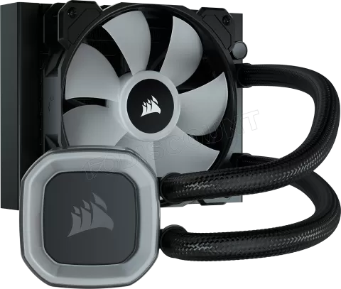 Photo de Kit Watercooling AIO Corsair H55 RGB - 120mm (Noir)