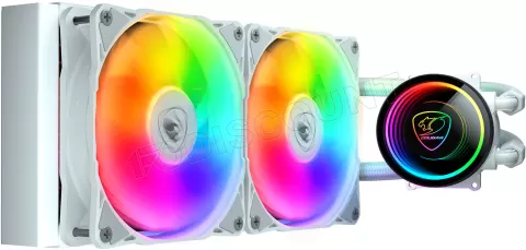 Photo de Kit Watercooling AIO Cougar Poseidon Elite RGB - 240mm (Blanc)