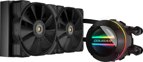 Photo de Kit Watercooling AIO Cougar Poseidon GT RGB - 240mm (Noir)