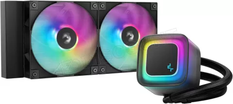 Photo de Kit Watercooling AIO DeepCool LE V2 RGB - 240mm (Noir)