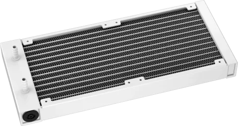 Photo de Kit Watercooling AIO DeepCool LT RGB - 240mm (Blanc)