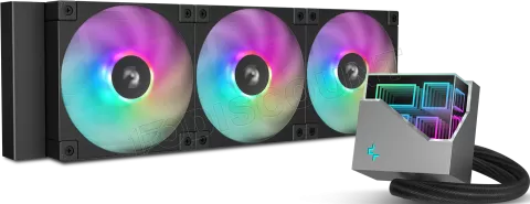 Photo de Kit Watercooling AIO DeepCool LT RGB - 360mm (Noir)