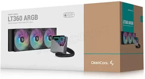 Photo de Kit Watercooling AIO DeepCool LT RGB - 360mm (Noir)