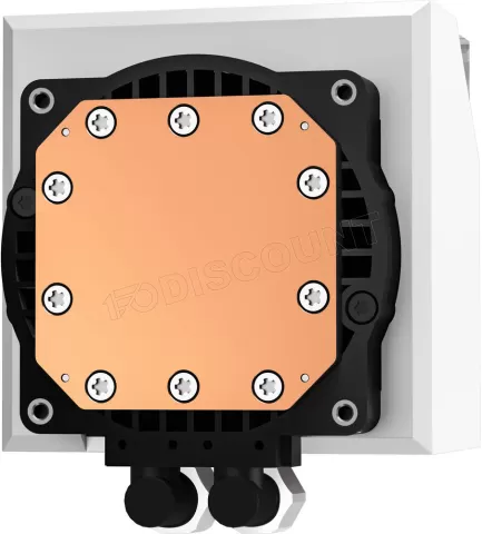 Photo de Kit Watercooling AIO DeepCool LT520 RGB - 240mm (Blanc)