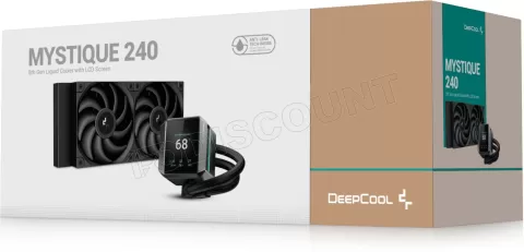 Photo de Kit Watercooling AIO DeepCool Mystique RGB - 240mm (Noir)