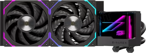Photo de Kit Watercooling AIO Einarex Vertex RGB - 240mm (Noir)