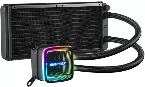 Photo de Kit Watercooling AIO Enermax AquaFusion ADV RGB - 240mm (Noir)