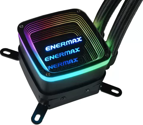 Photo de Kit Watercooling AIO Enermax AquaFusion ADV RGB - 240mm (Noir)