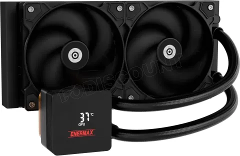 Photo de Kit Watercooling AIO Enermax LiqMax IV - 240mm (Noir)