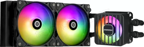 Photo de Kit Watercooling AIO Enermax LiqMaxFlo RGB - 240mm (Noir)