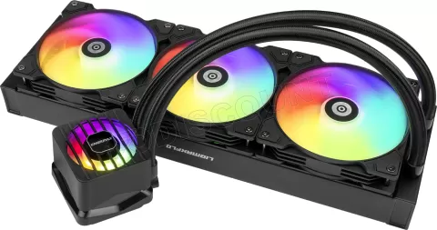 Photo de Kit Watercooling AIO Enermax LiqMaxFlo RGB - 360mm (Noir)