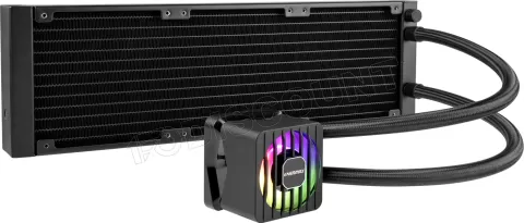 Photo de Kit Watercooling AIO Enermax LiqMaxFlo RGB - 360mm (Noir)