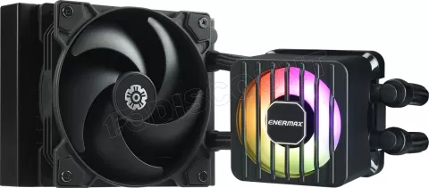 Photo de Kit Watercooling AIO Enermax LiqMaxFlo SR RGB - 120mm (Noir)