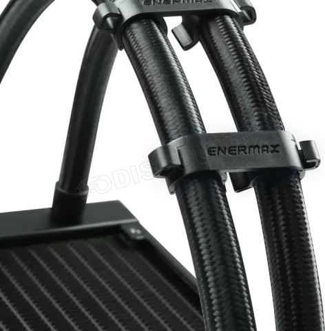 Photo de Kit Watercooling AIO Enermax LiqMaxFlo SR RGB - 120mm (Noir)