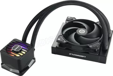 Photo de Kit Watercooling AIO Enermax LiqMaxFlo SR RGB - 120mm (Noir)