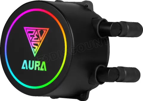 Photo de Kit Watercooling AIO Gamdias Aura GL RGB - 360mm (Noir)