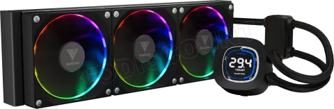 Photo de Kit Watercooling AIO Gamdias Chione M4 RGB - 360mm (Noir)