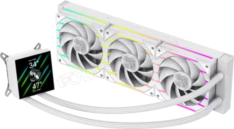 Photo de Kit Watercooling AIO Gamemax Hailstorm 360mm (Blanc)