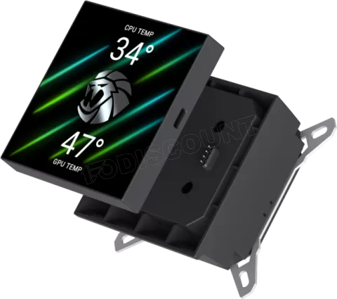 Photo de Kit Watercooling AIO Gamemax Hailstorm 360mm (Noir)
