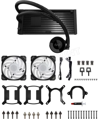 Photo de Kit Watercooling AIO InWin MR RGB - 240mm (Noir)