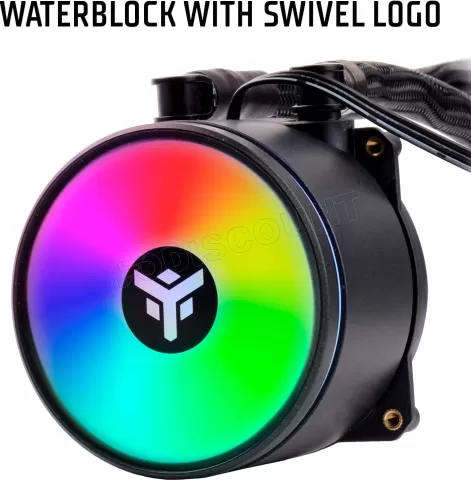 Photo de Kit Watercooling AIO iTek Evoliq RGB - 120mm (Noir)