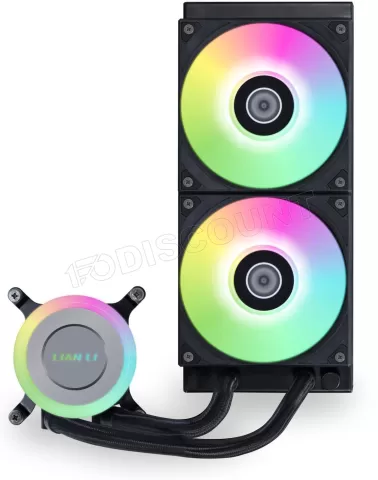 Photo de Kit Watercooling AIO Lian Li Galahad II Lite RGB - 240mm (Noir)