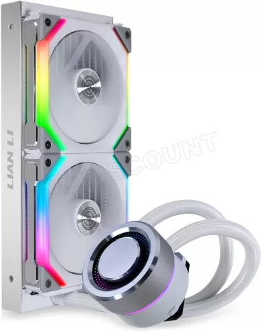 Photo de Kit Watercooling AIO Lian Li Galahad SL RGB 240mm (Blanc)