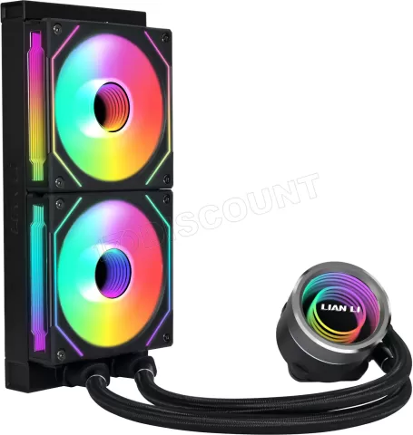 Photo de Kit Watercooling AIO Lian Li Galahad Trinity SL-INF RGB - 240mm (Noir)