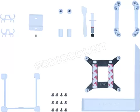 Photo de Kit Watercooling AIO Lian Li HydroShift R RGB - 360mm (Blanc)