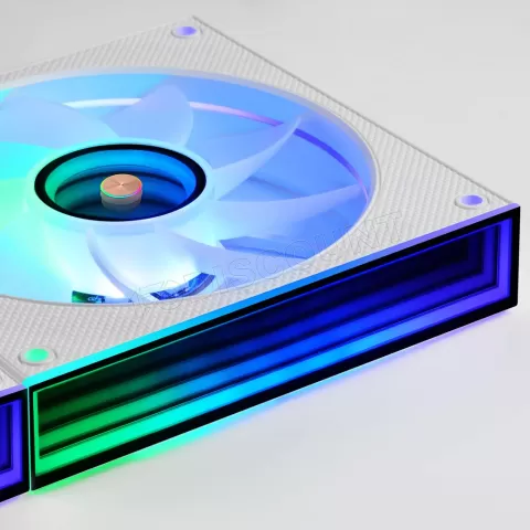Photo de Kit Watercooling AIO Mars Gaming ML-LCDPro RGB - 360mm (Blanc)