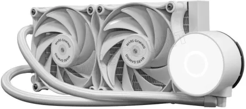 Photo de Kit Watercooling AIO Mars Gaming ML-Pro - 240mm (Blanc)