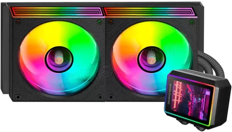 Photo de Kit Watercooling AIO Mars Gaming ML-Vision II RGB - 240mm (Noir)