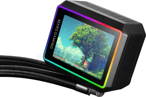 Photo de Kit Watercooling AIO Mars Gaming ML-Vision II RGB - 240mm (Noir)