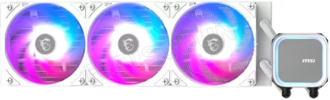 Photo de Kit Watercooling AIO MSI Mag CoreLiquid A13 RGB - 360mm (Blanc)