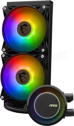 Photo de Kit Watercooling AIO MSI Mag CoreLiquid E RGB - 240mm (Noir)