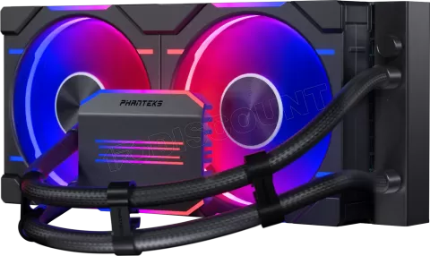 Photo de Kit Watercooling AIO Phanteks Glacier One D30 RGB - 240mm (Noir)