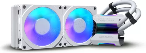 Photo de Kit Watercooling AIO Phanteks Glacier One MPH RGB - 240mm (Blanc)