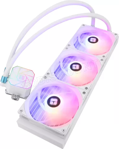 Photo de Kit Watercooling AIO Thermalright Aqua Elite V3 RGB - 360mm (Blanc) Version SI