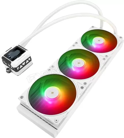 Photo de Kit Watercooling AIO Thermalright Frozen Warframe RGB - 360mm (Blanc)