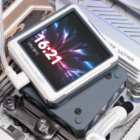 Photo de Kit Watercooling AIO Thermalright Frozen Warframe Ultra RGB - 360mm (Blanc)